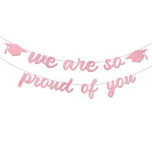 Reusable Graduation Decoration Banners Streamers With-3