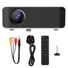 Teilgeoir HD Gan Sreang le Bluetooth agus HDMI, Mini-teilgeoir Inaistrithe Lán-HD1080P do Phictiúrlann Baile, Oíche Scannán Allamuigh do Fhóin