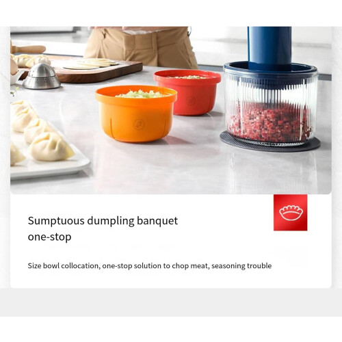 Food Processor Classification Stuffing Machine Multifunctional Cooking Machine Small Size Compact Model Stainless Steel 2
