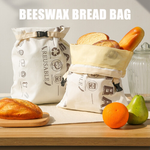 Sac à pain de cuisine multifonctionnel avec insert-Style blanchi 1