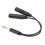 Καλώδιο διαχωριστή plug and play, επιχρυσωμένες υποδοχές, ήχος υψηλής πιστότητας, 3