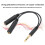 Καλώδιο διαχωριστή plug and play, επιχρυσωμένες υποδοχές, ήχος υψηλής πιστότητας, 8