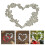 Hartvorm metalen stansen embossing stencils mallen bloem frame 2