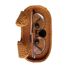 Porte-lunettes en forme d'animal, étui tricoté au-style D
