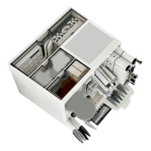 Desk Organiser with Drawer Pen Holders-Three layers plan