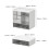 Desk Organiser with Drawer Pen Holders-Three layers plan 4