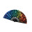 Fluorescent Bamboos Handheld Fan Folding Styles for-Dot No. 7 1