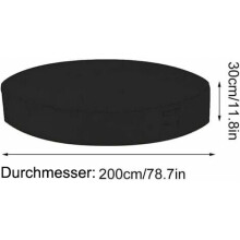 Funda portátil para jacuzzi, resistente a la intemperie y práctica herramienta para el hogar para protección durante todo el año, impermeable y