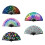 Fluorescent Bamboos Handheld Fan Folding Styles for-Dot No. 7 2