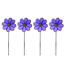 4PCS Rotating Windmills Outdoor Decorations Garden-Purple