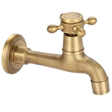 Robinet de style vintage, robinet d'eau froide mural de qualité supérieure pour évier, piscine ou zone de lavage de piscine, robinetterie en