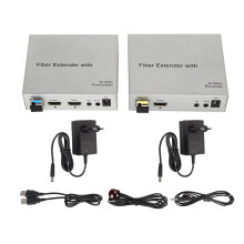 Estensore HDMI in lega di alluminio su Cat6 per risoluzione 4K con configurazione plug and play, EDID automatico e attenuazione del segnale debole,