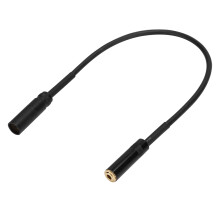 Konwerter audio poprawiający klarowność sygnału, pozłacany, odporny na korozję przedłużacz słuchawkowy do aparatów i mikrofonów,