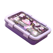 Conteneur de préparation de repas pour-Poney violet 1500ml