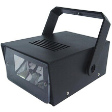Mini Strobe Light Black for DJ Parties Compact LED Lighting Easy Setup G011K