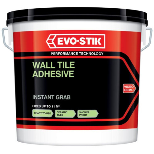Evo-Stik 30812629 Instant Grab Wall Tile Adhesive 10 Litre 2