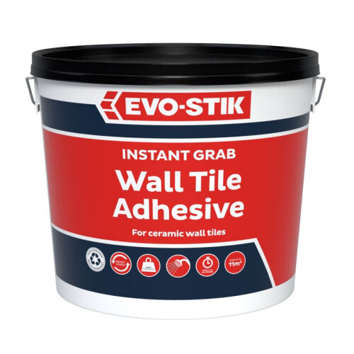 Evo-Stik 30812629 Instant Grab Wall Tile Adhesive 10 Litre 1