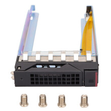 HDD-Einschubrahmen für Server-SAS/SATA-Universal-Hot-Swap-Festplatten aus ABS-Material, leicht, tragbar, robust, verschleißfest und langlebig, 2,5