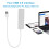 Διανομέας USB με θύρα τροφοδοσίας 4 θυρών USB 3.0 για φορητό υπολογιστή Macbook γρήγορη 8