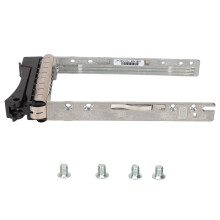Gaddy inovador para discos rígidos, que melhora o desempenho do servidor. Bandeja hot-swap SAS/SATA de 25 polegadas em metal ABS resistente ao