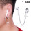 Κλιπ αυτιών με λουράκι για σκουλαρίκια για Airpods Pro, αντοχή στη φθορά, γάντζο 2