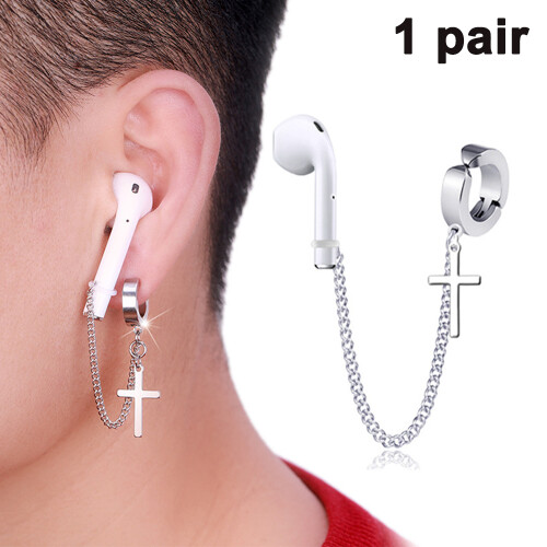 Κλιπ αυτιών με λουράκι για σκουλαρίκια για Airpods Pro, αντοχή στη φθορά, γάντζο 1