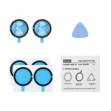 (As show, One size) 2pcs Lens Guards Cap Body Protective Cover For Insta360 One X2 Camera