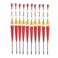 (As show, One size) 10pcs Multi-purpose Light Floaters Angling Equipment Fishing Floats Set Buoyant Bite Indicator Float