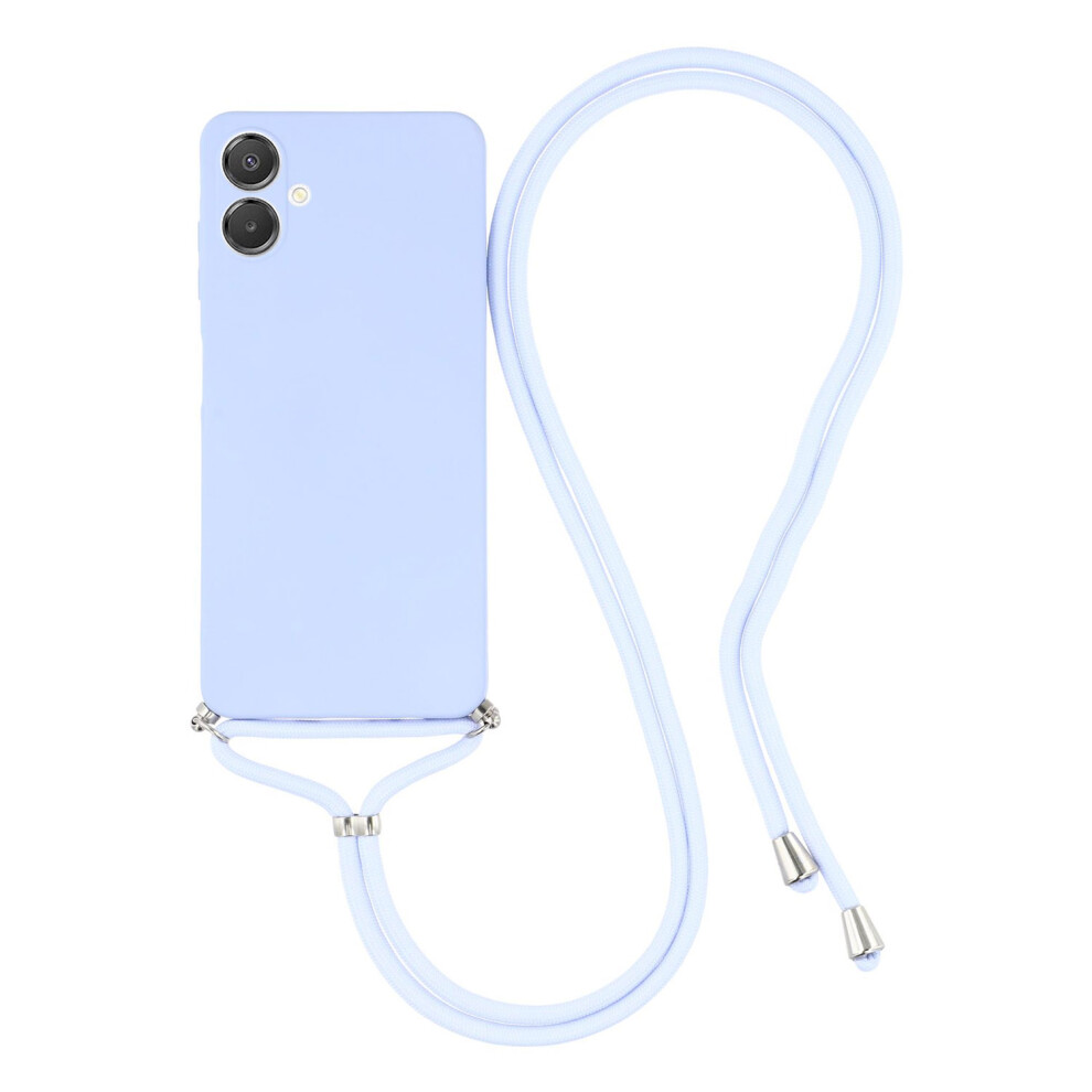 (Light ) For Samsung Galaxy A07 4G Case Flexible Tpu Fiber Lining Anti-Shock Crossbody Phone Cover Purple 6914280703893