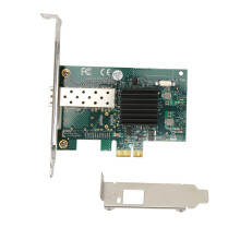 Controller di interfaccia di rete Gigabit Ethernet a doppia porta PCI Express con connettività in fibra ottica, chipset Intel, adattatore di rete
