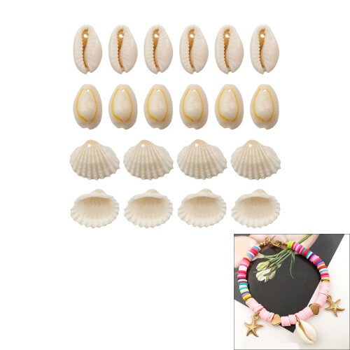 1 Set Natural Shell Beads Craft Shells Jewelry Making Supplies 1