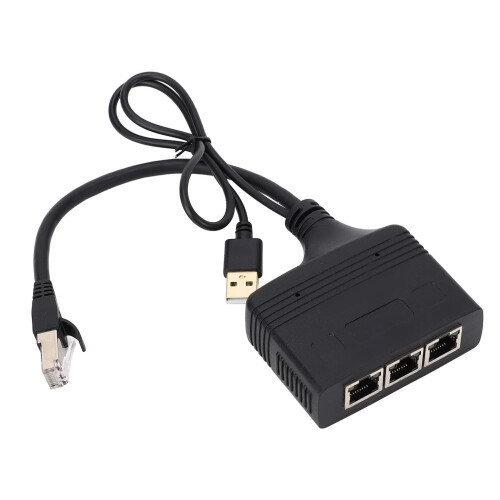 Συσκευή διαχωριστή Ethernet, προσαρμογέας διαχωριστή δικτύου Gigabit RJ45, διαχωριστής 1
