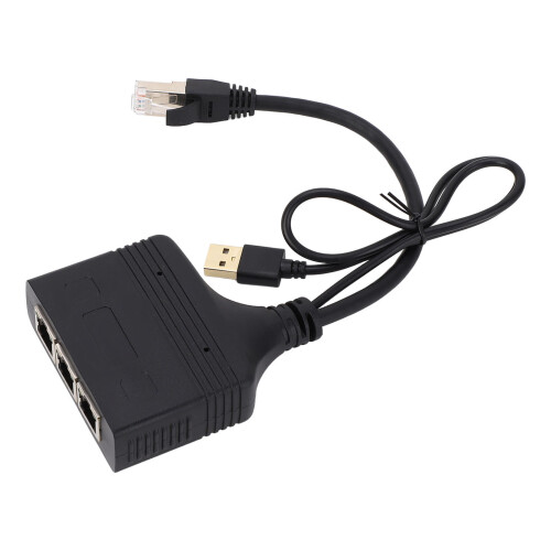 Συσκευή διαχωριστή Ethernet, προσαρμογέας διαχωριστή δικτύου Gigabit RJ45, διαχωριστής 2