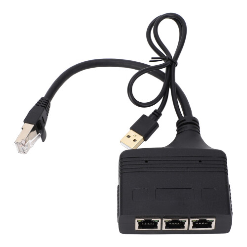 Συσκευή διαχωριστή Ethernet, προσαρμογέας διαχωριστή δικτύου Gigabit RJ45, διαχωριστής