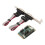 Κάρτα επέκτασης Mini Pcie για Ch382l, Δύο ασύγχρονες σειριακές θύρες συμβατές με 16C550/16C750, 4