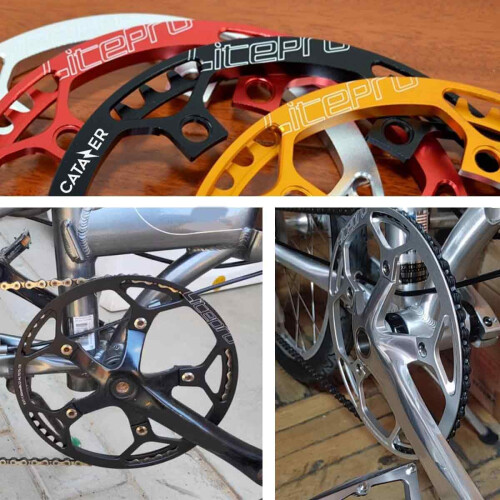 Μονό δαχτυλίδι αλυσίδας Chainring53T από κράμα αλουμινίου Mountain Front, υψηλής αντοχής, 2
