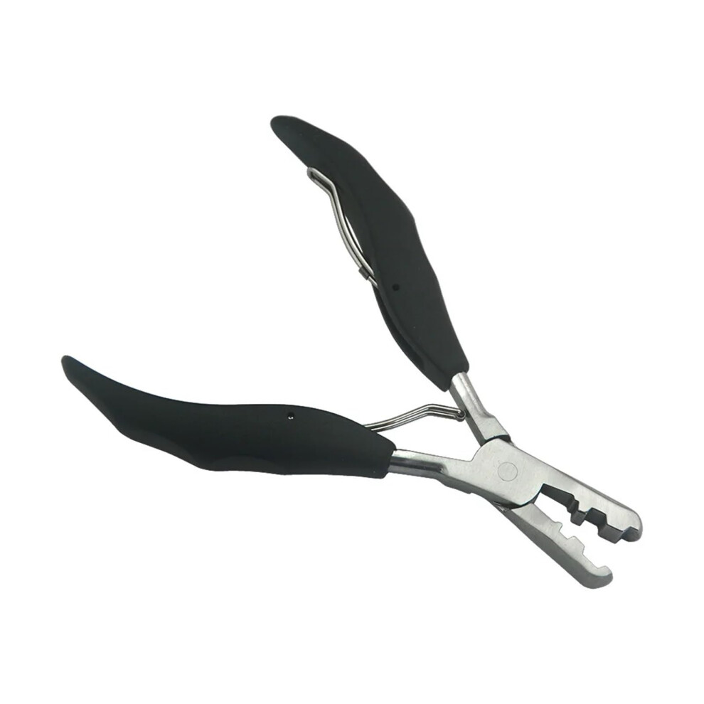 Unisex Tweezers For Hair Extensions Twosize Nailshape Tips Keratin Glue Pliers And Remover Stainless Steel