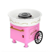 Electric Cotton Candy Machine DIY Maker 30x28cm Pink for Kids Parties and Home Events