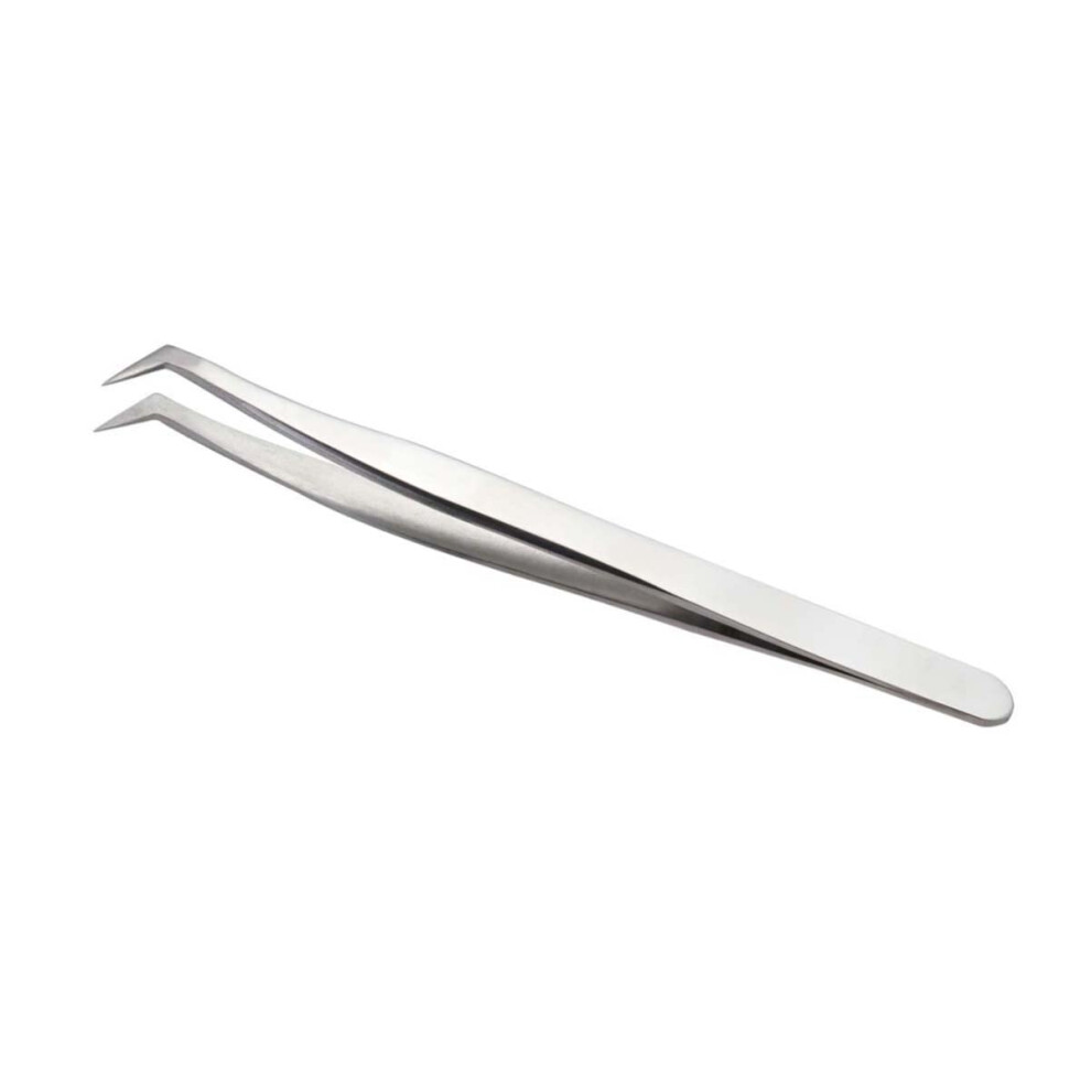 Eyelash Tweezers  Precision, False Lashes Clip, Mirror Clip Makeup Tool For Women