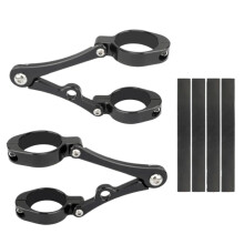 Motorcycle Headlight Bracket CNC Aluminum Fork Mount Clamp 3741mm Adjustable Cafe Racer Holder