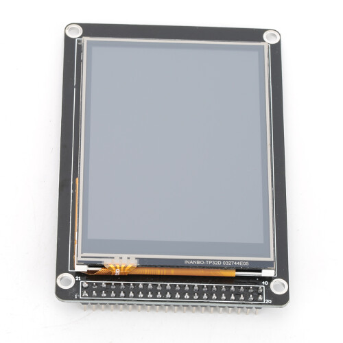 Módulo LCD de 3,2 polegadas com interface serial SPI e tela sensível ao toque capacitiva, compatível com programação de eventos de toque para 2