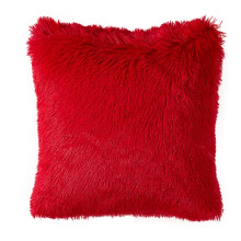 Capas de almofada decorativas com zíper invisível, luxuosas, macias e felpudas, em pelúcia sintética, para sofá, cama e decoração de casa.
