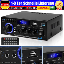 Házimozi sztereó audiorendszer több bemeneti lehetőséggel, kompakt sztereó erősítő beltéri és kültéri használatra, Bluetooth 5.0