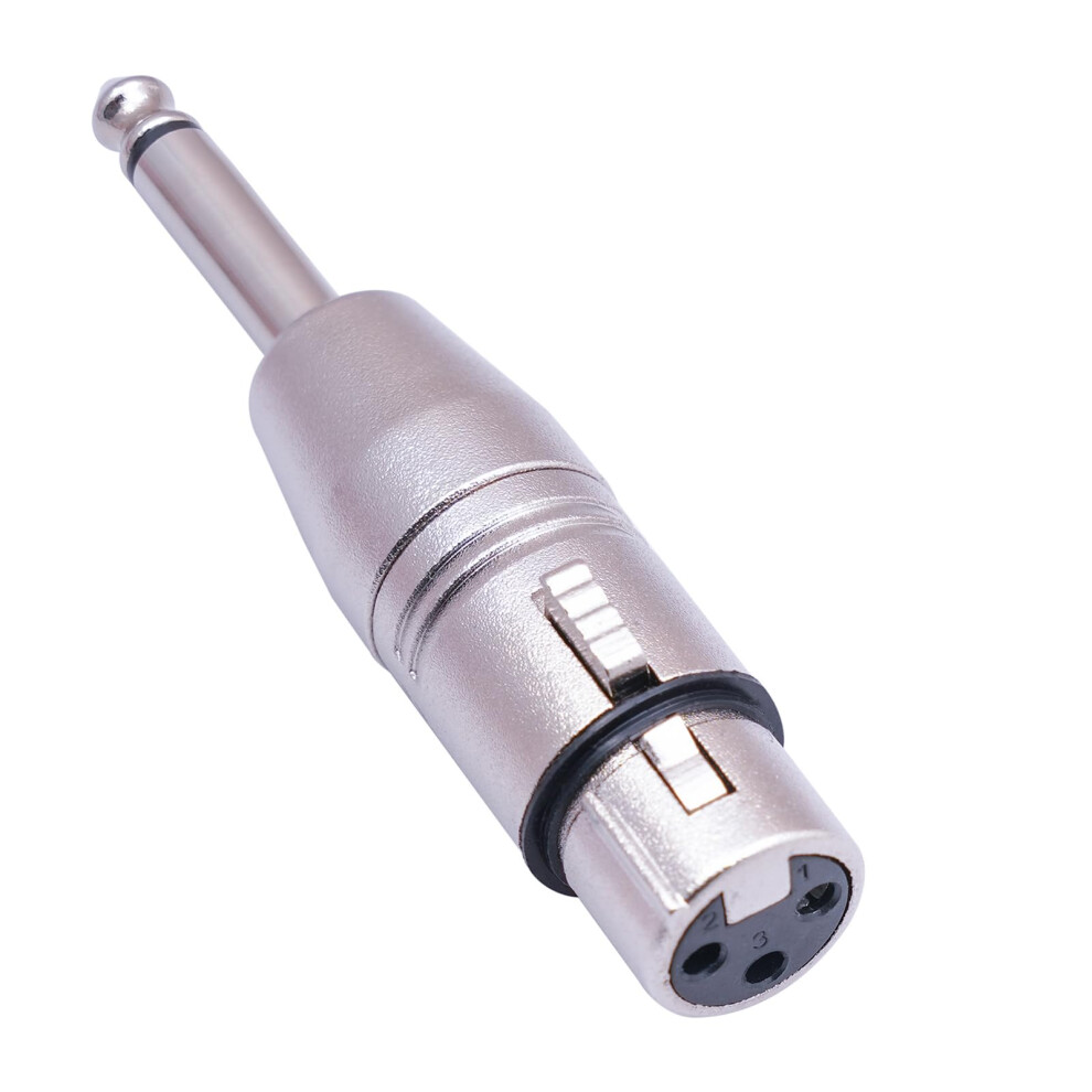 1/4 Trs To 3Pin Female Adapter Xlr Connector For Microphone Pc Balanced Stereo 9119770978783