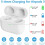 Construction Charging Case for AirPods 3rd Gen,Wireless and Wire Charging with Sync Button,Built-in Battery for Extended Use, Good Quality, Durable 2