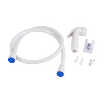 Manguera de ducha premium para limpieza de inodoros, tubo flexible de vinilo resistente, liso y a prueba de explosiones, antienredos, de alta