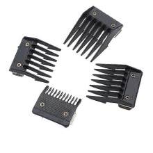 Jeu de 4 peignes d'attachement pour Wahl avec guide de coupe renforcé métallique 3 mm 6 mm 9 mm 12 mm