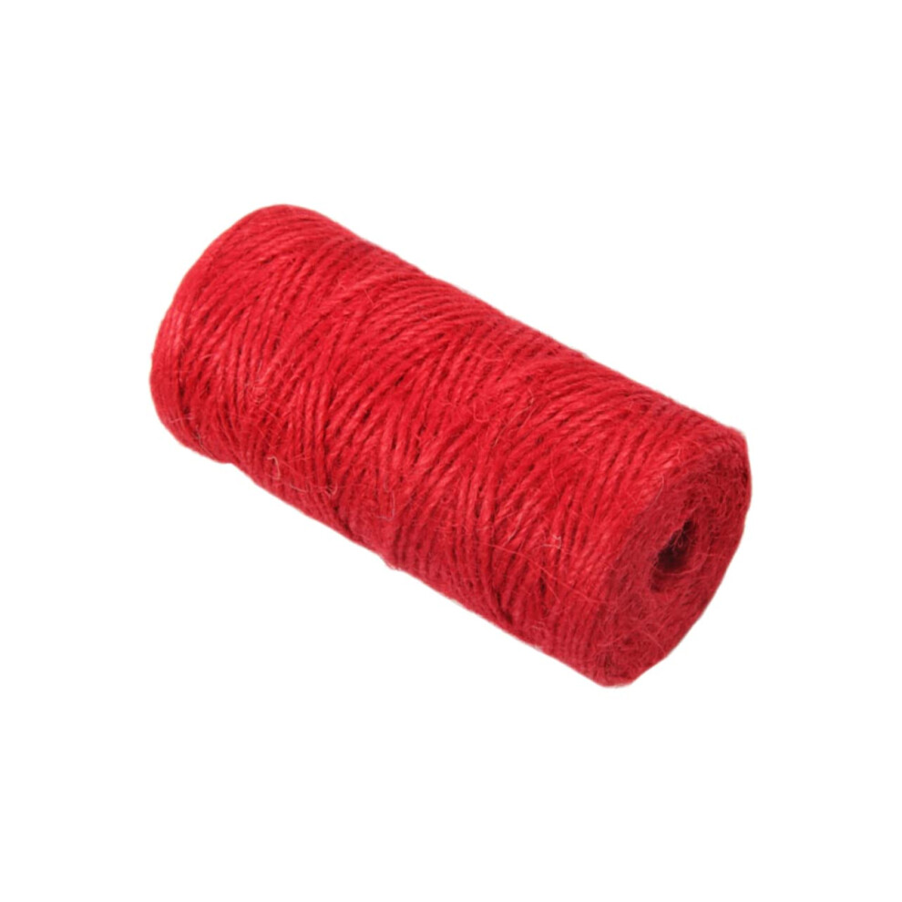 100M Artificial Ribbon Rope Hemp Twine Red Garden Twine For Diy Craft Decorations 9119770979254