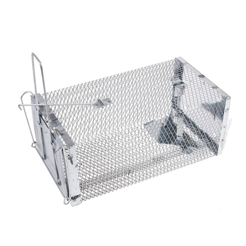 Automatic Mouse Trap with Safe Sliding Door, Large Space Rat Cage for Continuous Capture