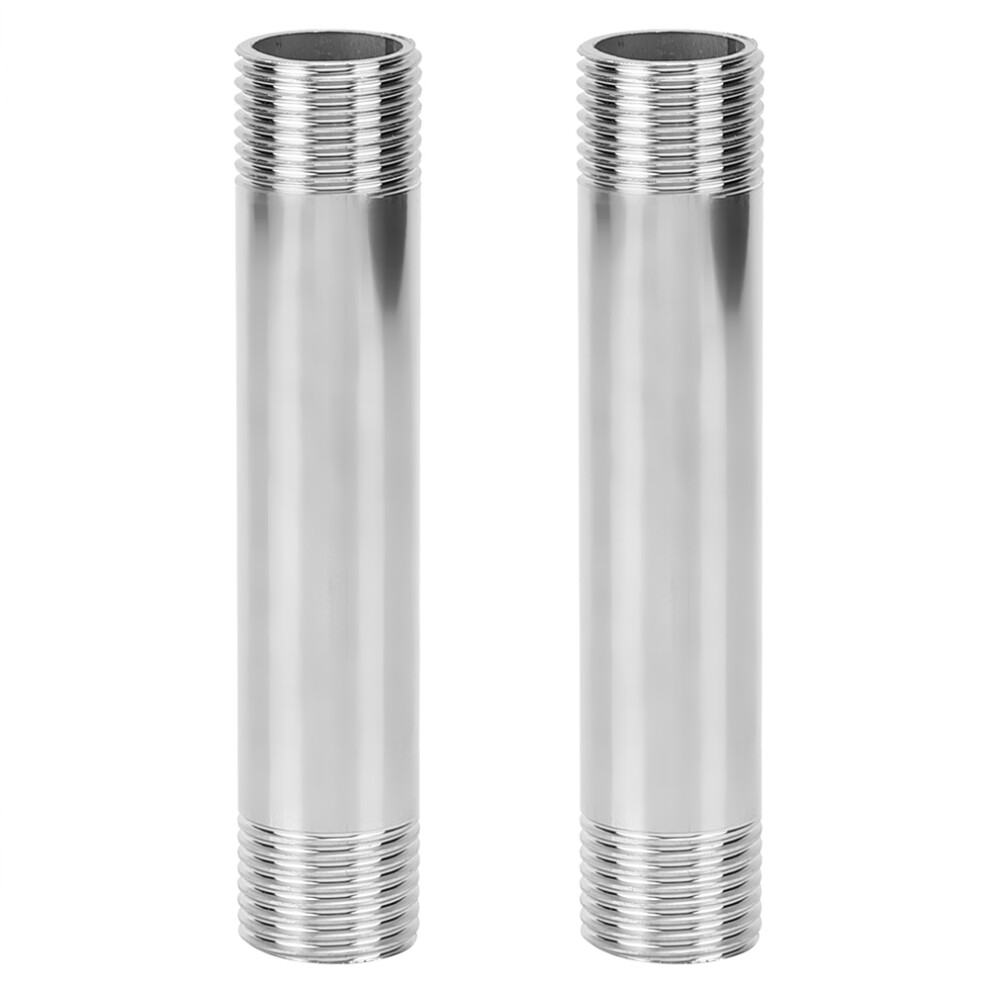 Stainless Steel Pipe Fitting Equal Diameter Threaded Nipple Connector For Plumbing Fixtures And Hardware High Strength Corrosion Resistant Wear Resist 9198585116436